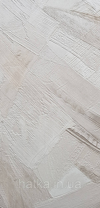 Шпалери вінілові на флізеліні Grandeco Time метрові абстракція структурні мазки бежеві молочні сірі Київ - фото 2