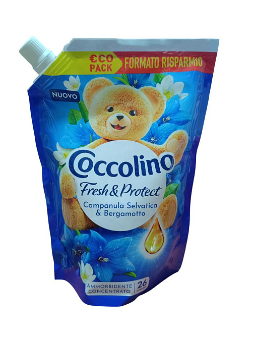 Coccolino ополіскувач в пакеті Campanula selvatica i bergamotto eco pack 26 прань, 600 мл Київ - фото 1