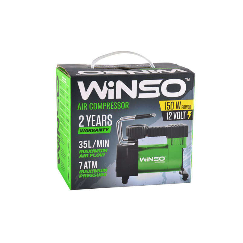 Компресор автомобільний Winso 7Атм 35л/хв 150Вт Львів - фото 4