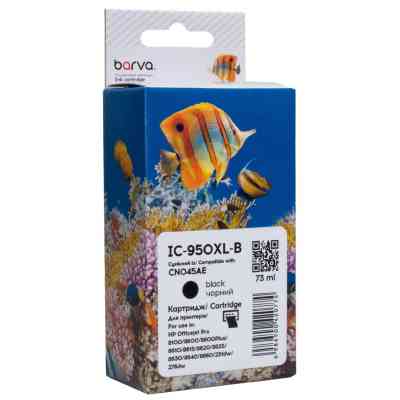 Картридж Barva HP 950XL (CN045AE/CN049AE) 2300 c, Black (IC-950XL-B) Винница