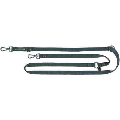 Поводок Trixie CityStyle V-Lead для собак хлопок M–L 2 м 20 мм черный Киев