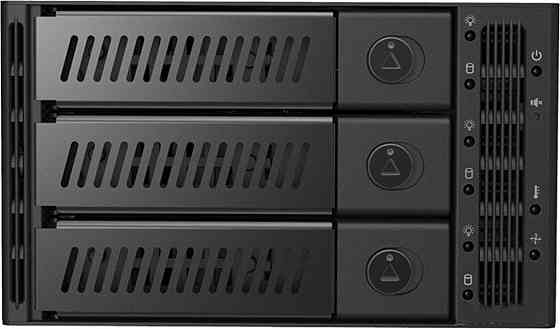 Бекплейн Chieftec CMR-2131SAS 2x5.25" -> 3x3.5" HDDs Hot-Swap Metal Винница