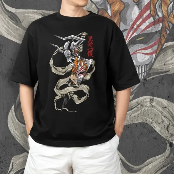 Футболка чоловіча з  принтом Блич Ичиго Куросаки 6 Розмір 48 Дніпро