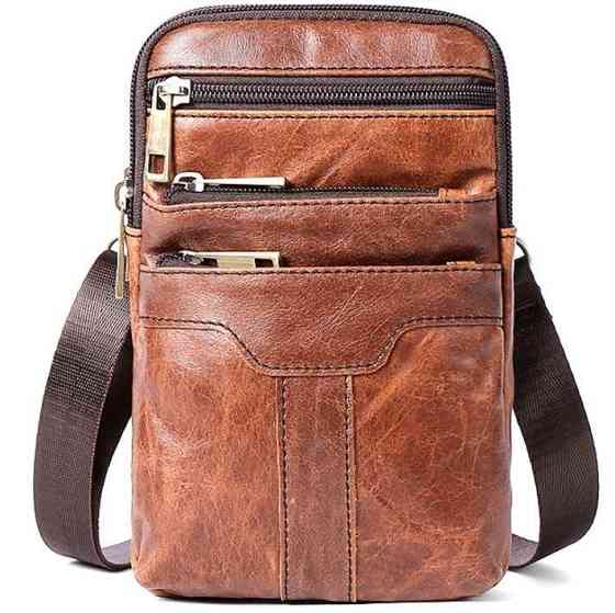 Сумка мужская Vintage 14724 Коричневая Киев