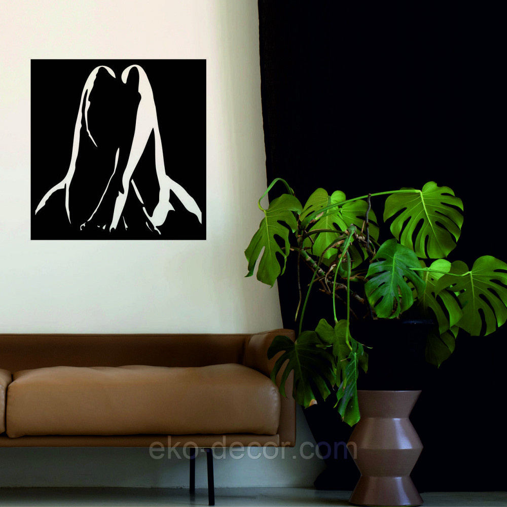 Декоративное настенное Панно «Силуэт женщины», Декор на стену Киев - изображение 3