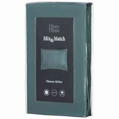 Наволочка Ardesto Mix&amp;Match Premium 50х70+5см 100% бавовна, сатин зелений (ART5070PCE) Вінниця