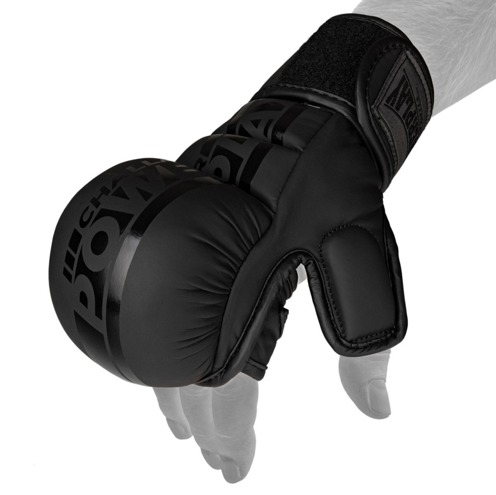 Перчатки для MMA PowerPlay PP_3033 Ultra Matt Черные S Киев - изображение 4