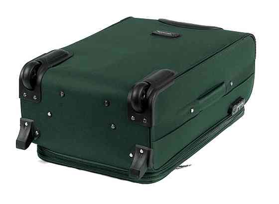 Валіза тканинна WINGS 1701 велика 74 см 2 колеса зелена Київ