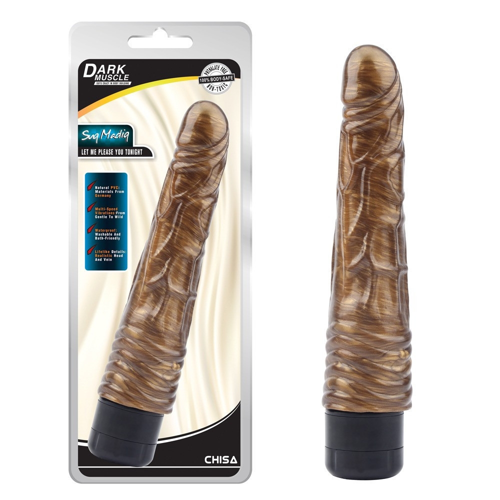 Вибратор Chisa Dark Muscle с волнистой структурой у основания для стимуляции клитора Sex Aura Киев - изображение 2