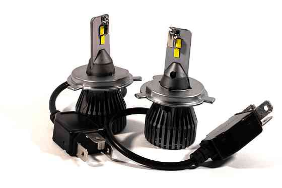 Комплект світлодіодних ламп HeadLight F1X H4 (P43t) 52W 12V 8400Lm з активним охолодженням (збільшена світловіддача) Харків