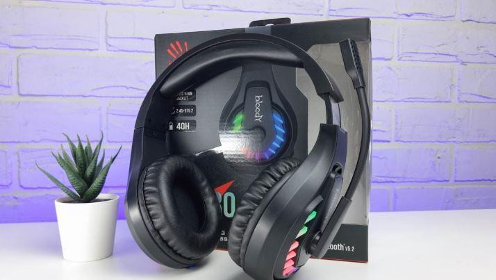 Bluetooth-гарнітура A4Tech Bloody GR230 Black Чорний Харків - фото 1