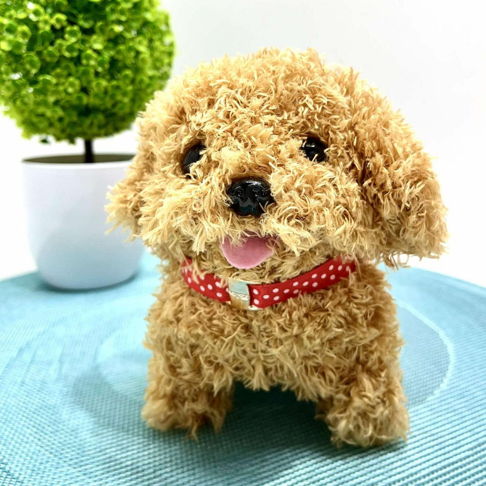 Собачка інтерактивна ходить гавкає ворушить хвостиком головою в перенесенні Коричнева (688-122A) Чернігів - фото 3