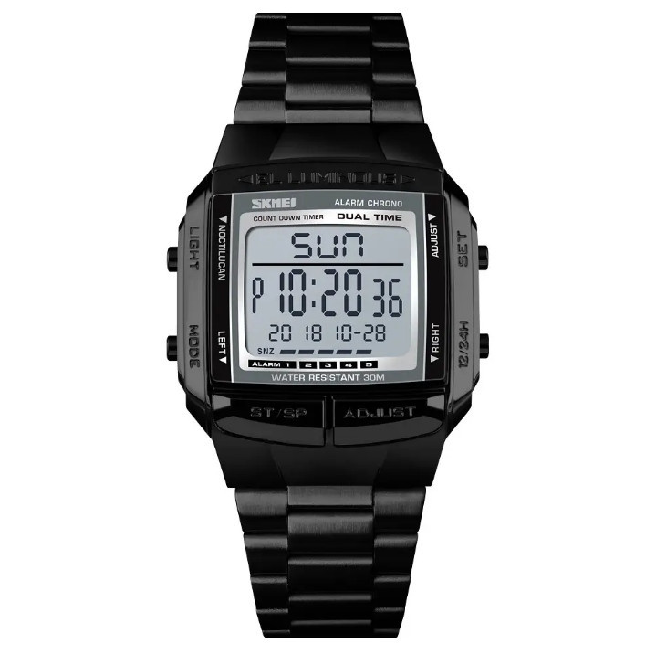 Спортивний годинник Skmei Illuminator Чорний Вінниця - фото 2