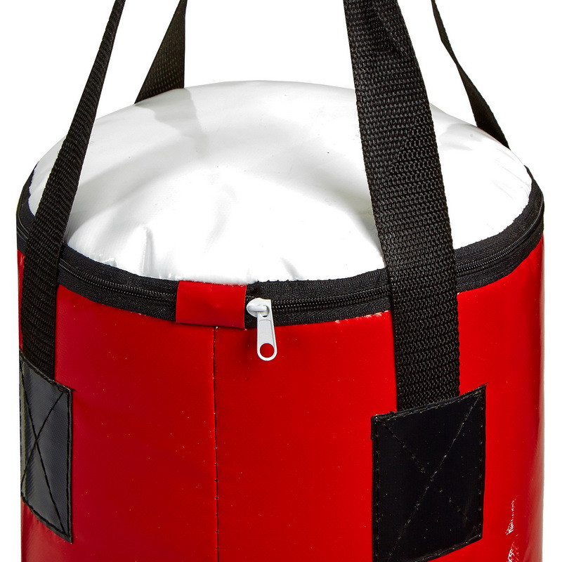 Мешок боксерский Цилиндр ременное крепл. ПВХ  Бочонок SPORTKO MП-6 (d-29см,вес-15кг, h-75см) Вишнёвое - изображение 3