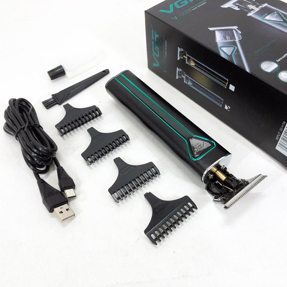 Багатофункціональний тример для стрижки волосся і бороди VGR, Електронна машинка для стрижки LV-56 Київ - фото 1