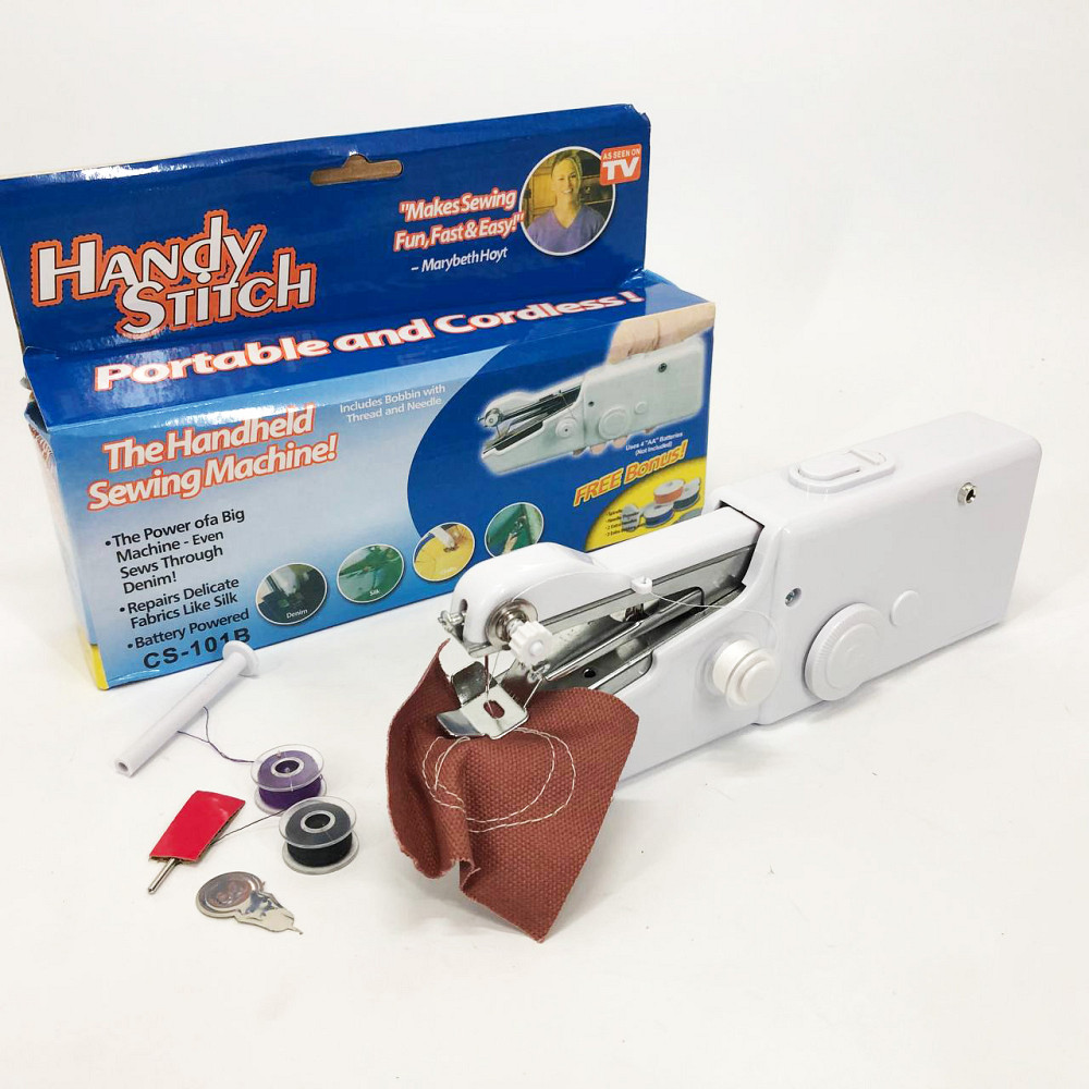 Міні-машинка швейна дитяча, Ручна швейна машинка, Швейні машини з батарейками, Машинка для шиття дитяча UO-70 Івано-Франківськ - фото 10