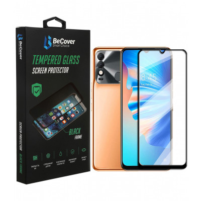 Стекло защитное BeCover Tecno Spark 8T Black (707328) Винница - изображение 1