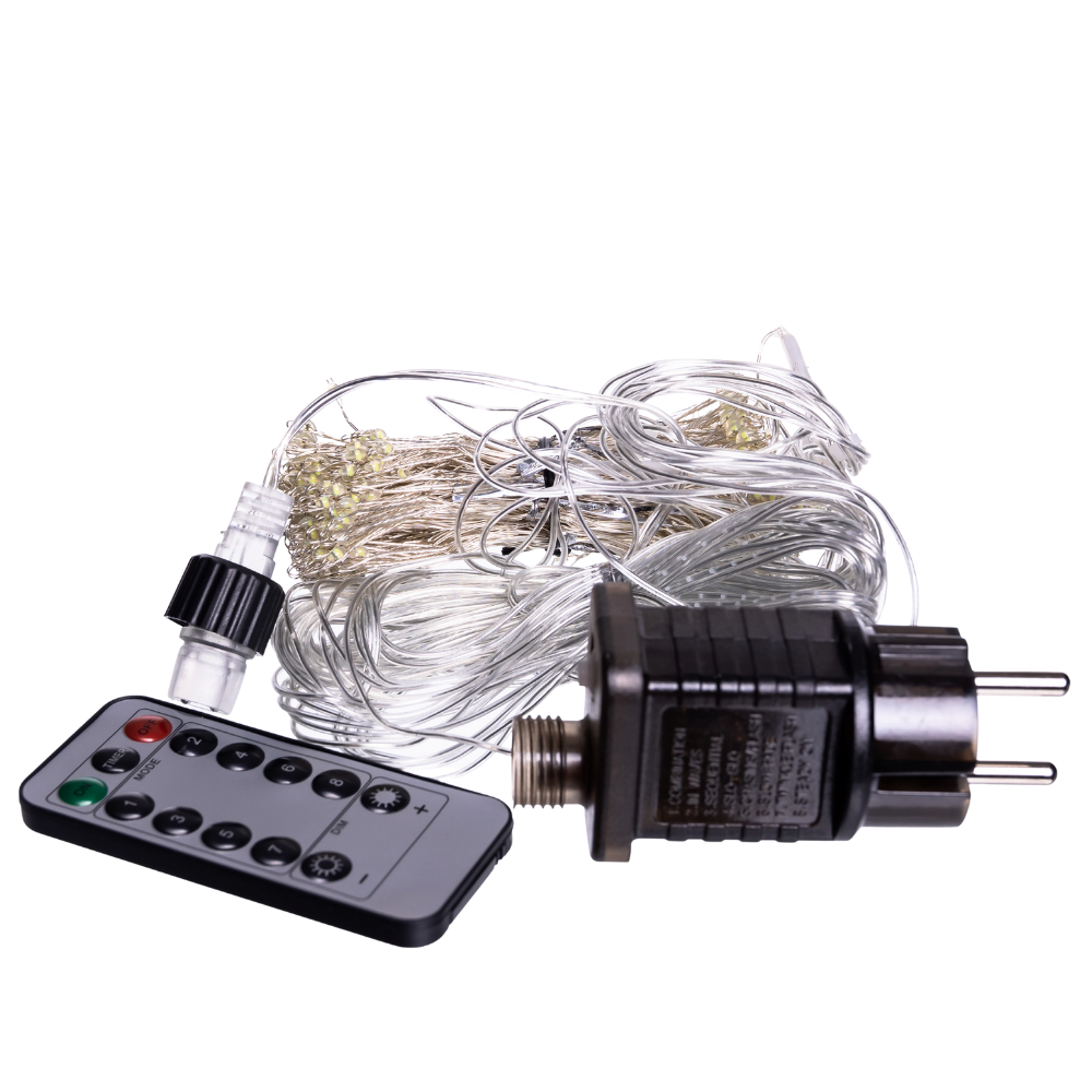 Новорічна гірлянда Хвойна лапа 3х2 м 400 LED Жовте світло D400LED2MY Київ - фото 3