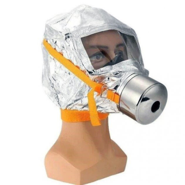 Маска протигаз, панорамний протигаз Fire mask AQ-27 Київ - фото 10