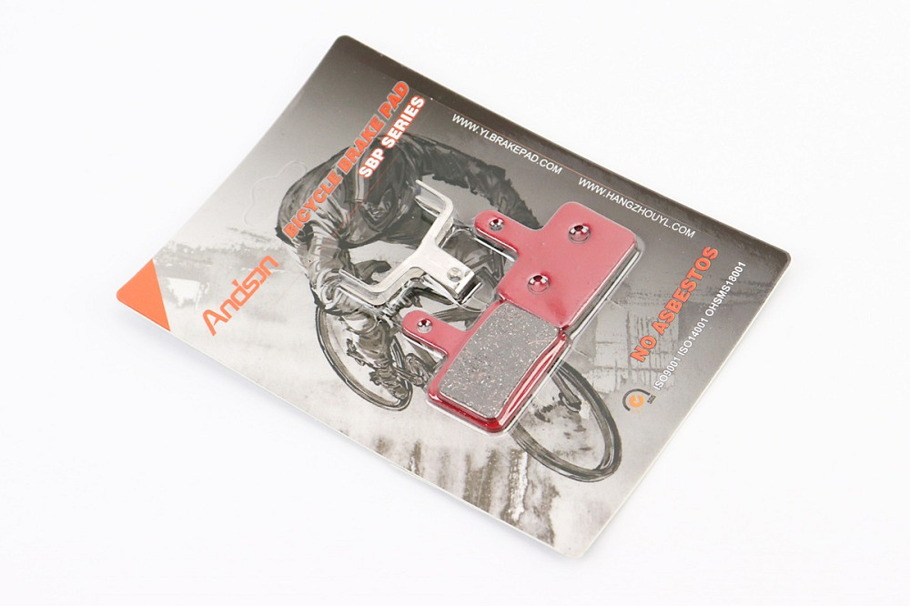 Гальмівні колодки Disk-brake (Shimano BR-M416,575,495,486,485,446,445,395,375), червоні YL-1001 Киев - изображение 1