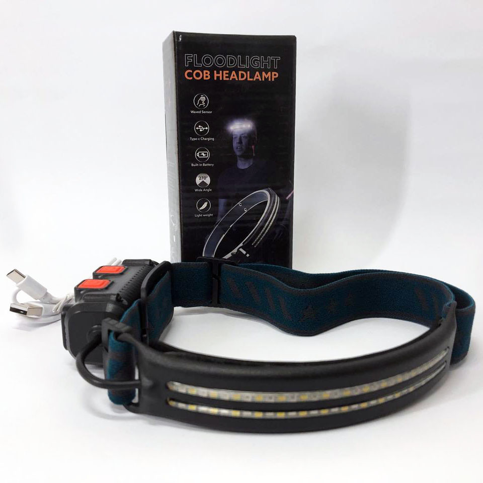 Налобний світлодіодний ліхтар BL-W691-2COB, Потужний тактичний ліхтар світлодіодний SB-13 Львів - фото 10