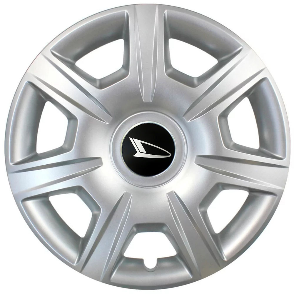 Автомобільні модельні ковпаки R15 Daihatsu 327 4шт, SJS, сріблясті Київ - фото 1