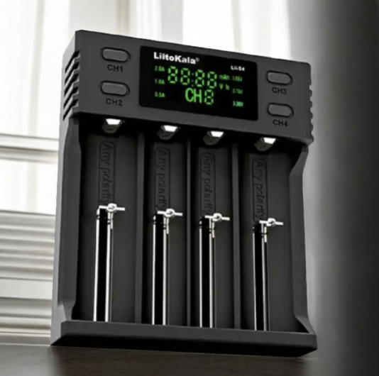 Універсальний зарядний пристрій LiitoKala Lii-S4 на типи Ni-Mh, Ni-Cd, Li-Ion, LiFePO4 Одеса - фото 1