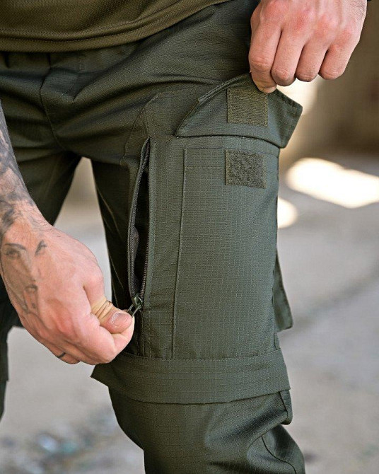 Тактические штаны шорты  джогеры MINISTERIUM  олива   ПП7807 Одесса - изображение 4