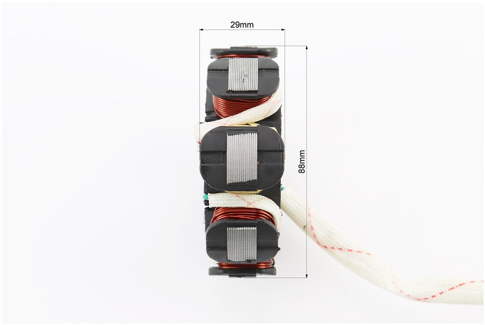 Статор магнето (генератора) (8 котушок роз'єм "мама 3+2") висота 29мм Киев - изображение 4