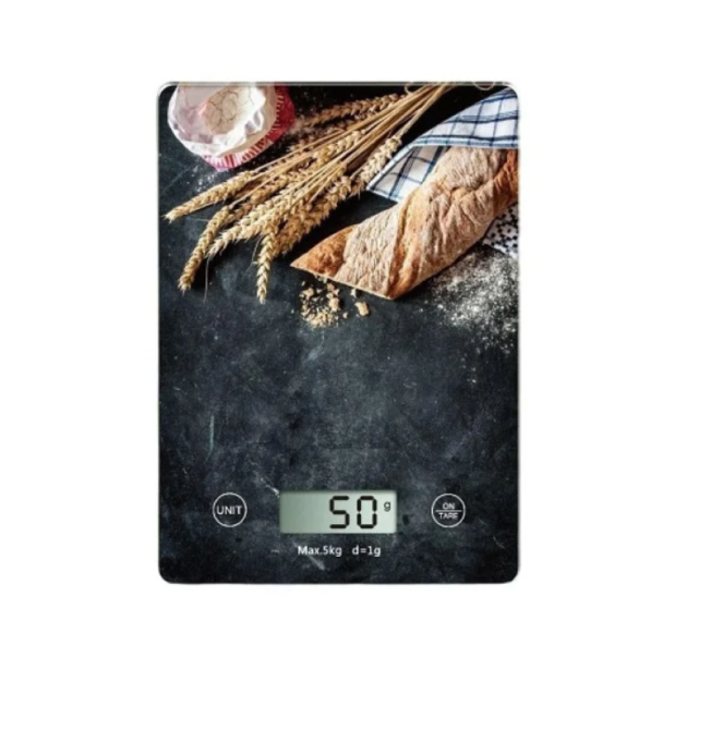 Весы кухонные электронные Domotec MS-10004 до 5 кг с LCD-дисплеем, высокой точностью и функцией тара Одесса - изображение 1