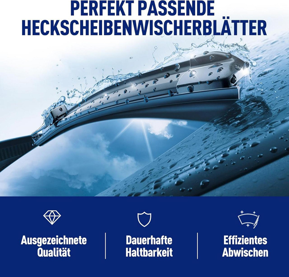 Щітки склоочисника Wifko для Toyota Yaris MK3 2012–2019, передні + задні, комплект всесезонних двірників Київ - фото 8