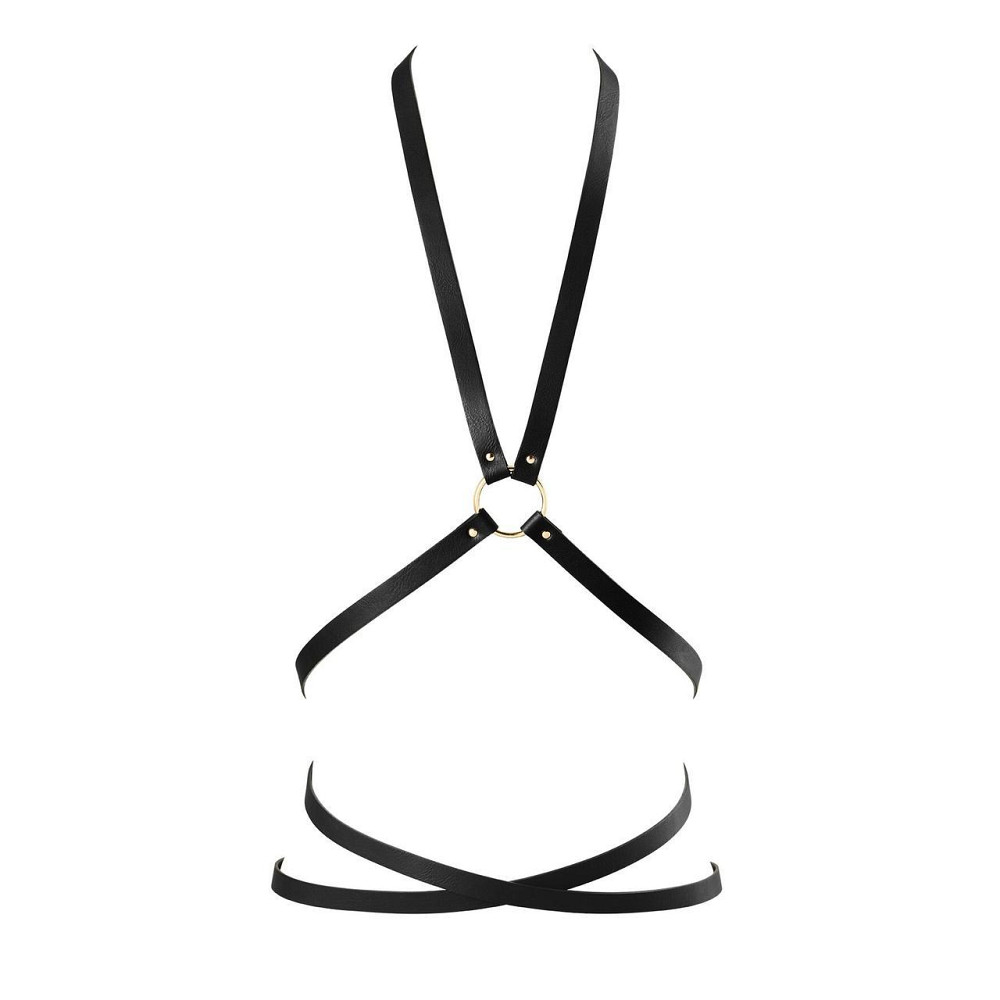 Портупея з екошкіри Bijoux Indiscrets Maze – Multi-Way Body Harness Black Sex Aura Київ - фото 1
