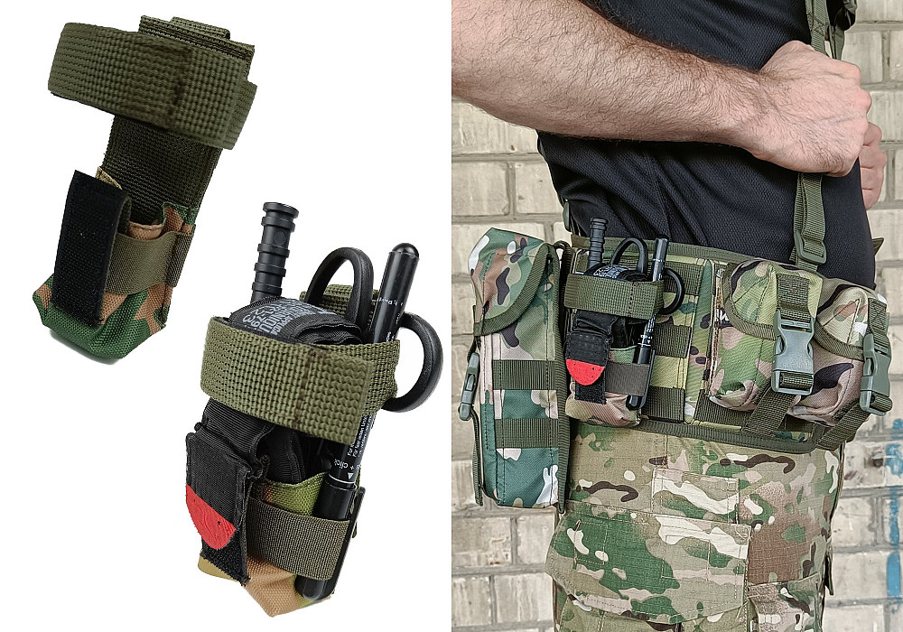 Підсумок під турникет мультикам (MOLLE, CAT, підсумок на розгрузку, жилет, РПС) Коломия - фото 1