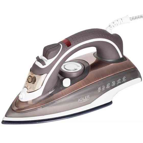 Парова праска для прасування одягу електрична ADLER, Ефективна праска для одягу Домашня з парою OT-47 Івано-Франківськ