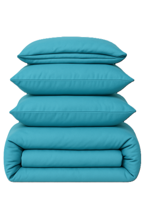 Ecotton Наволочка Ecotton 50х70 см фланель із бавовни Blue sky блакитний Коломыя