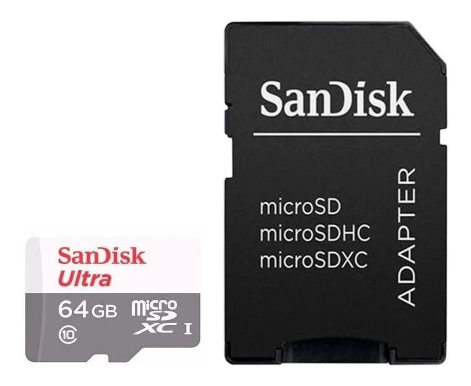 Карта памяти 64ГБ Class 10 microSDXC SanDisk Ultra SDSQUNR-064G-GN3MA Киев - изображение 1