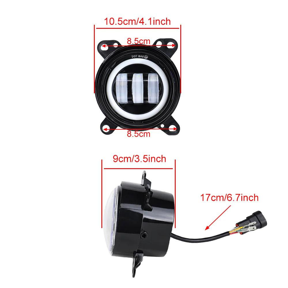 Комплект протитуманних LED фар StarLight HP-GZD-351-04 DAF-105 біле світло DRL + поворот (XF, CF, LF) Харків - фото 3