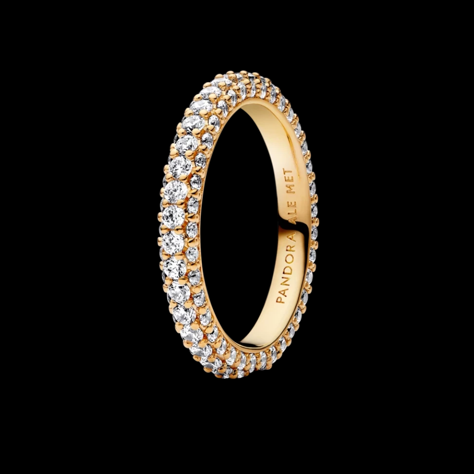 Срібне кільце Пандора "Ряд паве" 52 MasterSem Київ - фото 1