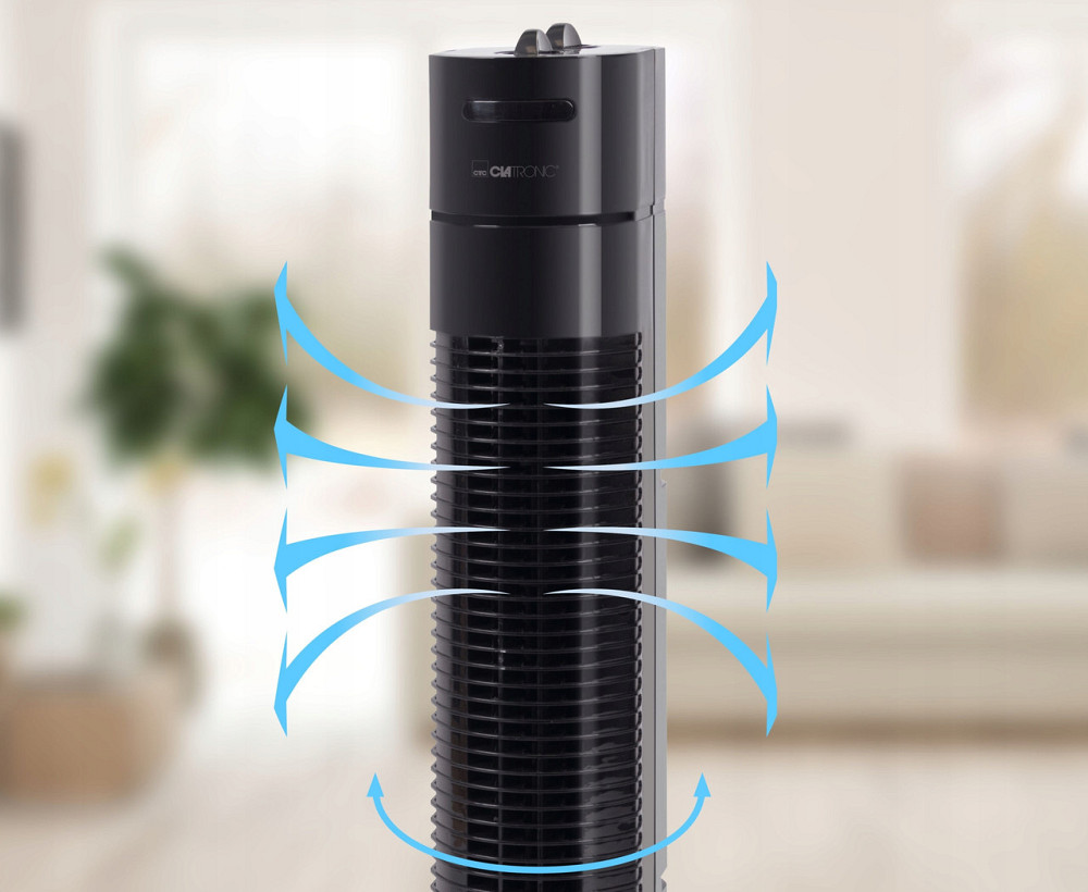 Колонний вентилятор 3 рівні швидкості з таймером Clatronic TVL (3770) 35 Вт Нововолинськ - фото 7