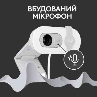 Веб-камера Logitech Brio 100 Full HD Off-White (960-001617) Вінниця