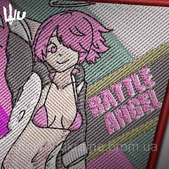 Шеврон під замовлення BATTLE ANGEL (Термін виготовлення 3-5 днів. На липучці) Розмір 8.5x6см Київ