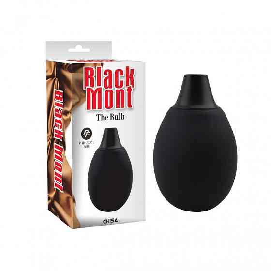 Анальный душ Chisa Black Mont без насадки, черный Sex Aura Киев