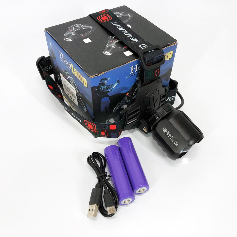 Фонарь на голову для бега, Налобный фонарь для сто, налобный рыбалки Police Фонарик на лоб WN-97 Киев - изображение 3