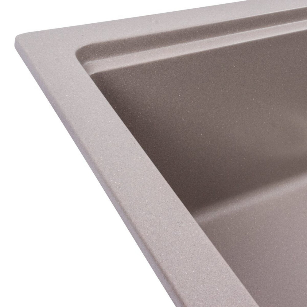 VALESO Гранітна мийка для кухні VALESO NIKA 7545 матова Дюна Київ - фото 5