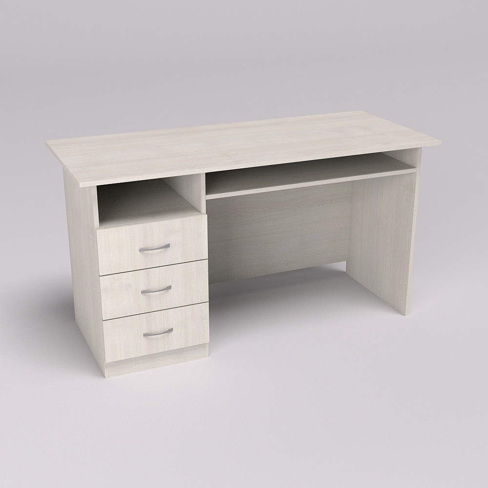 Стол офисный ОСП-3, Дуб Шамоні Світлий, 1400/600/760 Львов - изображение 2