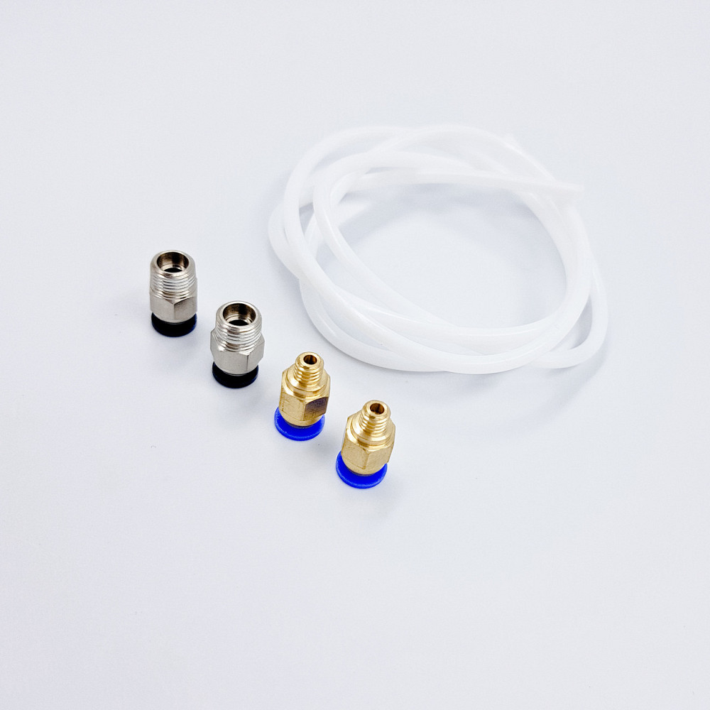 Тефлонова трубка Aokin для 3д принтера для нитки 1,75 мм + 2 фіттинга PC4-M6 + 2 фіттинга PC4-M10 Київ - фото 7