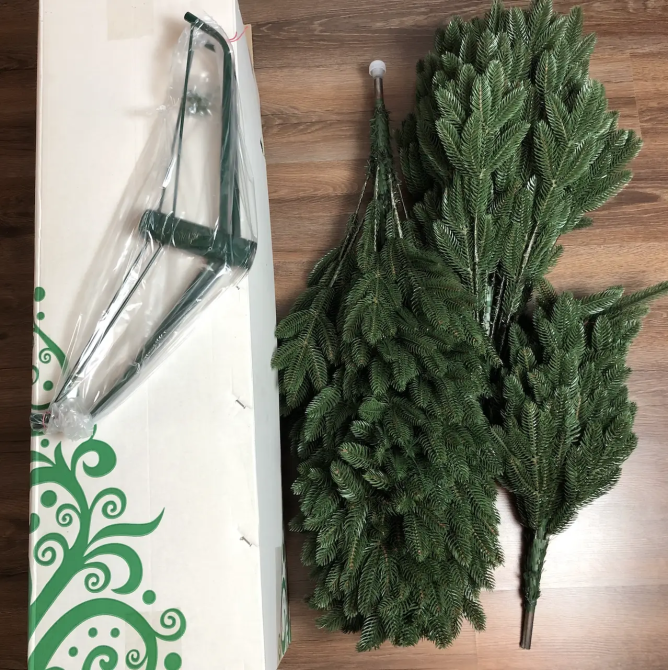 Литая Бельгийская елка с густой хвоей (Зеленая) 1.6м Киев - изображение 5