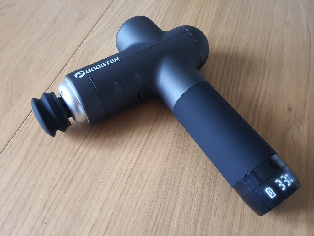 Перкуссионный массажный пистолет Booster Lightsaber триггерных точек Massage Gun Киев - изображение 9