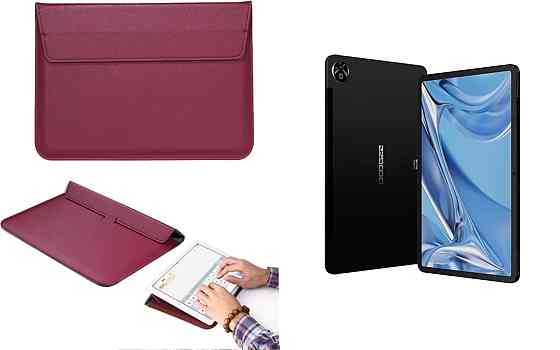 Чохол-конверт VitoCase для DOOGEE T20 Ultra, з функцією підставки для планшета Бордовий Київ
