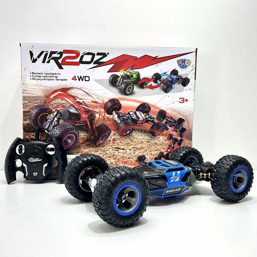 Машина трюкова Limo Toy перевертень всюдихід на радіокеруванні гумові колеса Синій (M 5507) Чернігів - фото 7